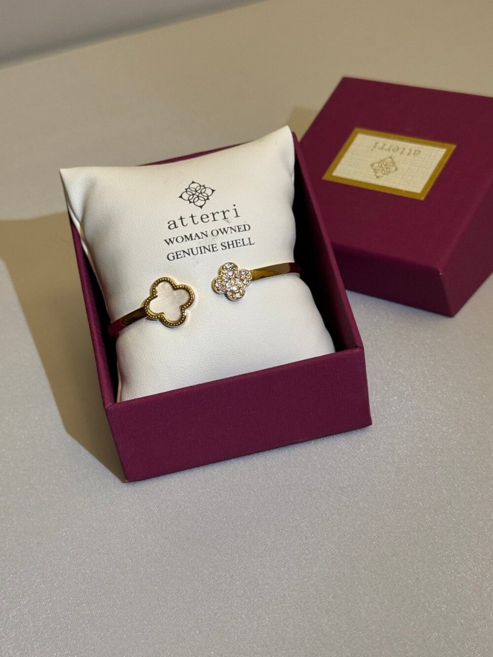 Atterri Gold Tone Bangle Bracelet